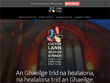 Tablet Screenshot of culturlann.ie